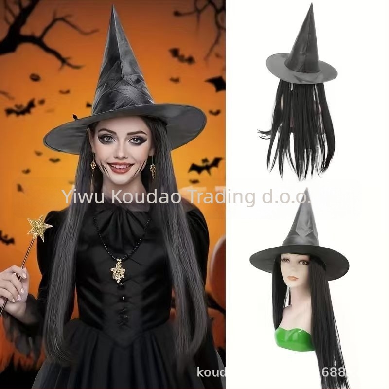Prirodna duga ravna perika sa srednjim razdjelom i bangsom, model 212, domaće svile kose, cosplay dodatak