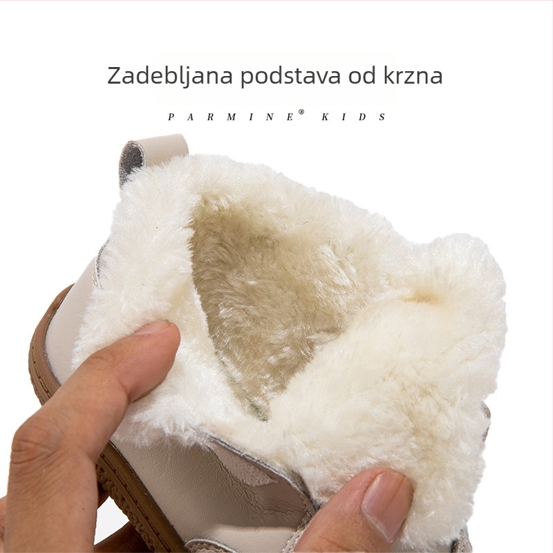 Moderne dječje čizme – gornji dio od kravlje split kože, gumeni potplat, unisex, za uzrast 1–3 i 4–6 godina, Zima 2024