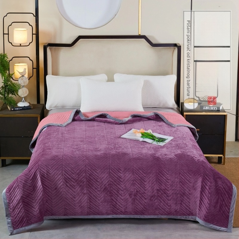 Kristalno baršunasta deka, poliester vlakno, težina 500–800 g, prilagodljivo, jesen i zima