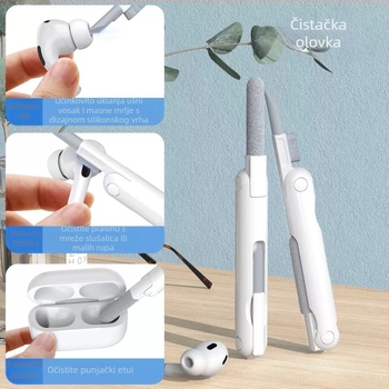 Set za čišćenje Bluetooth slušalica — Višestruka upotreba, plastična konstrukcija