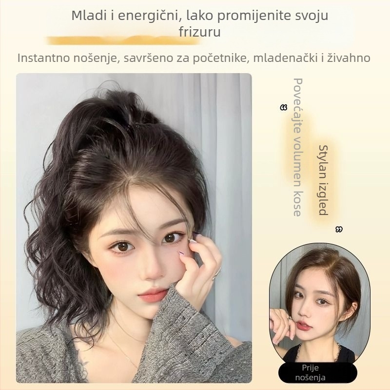 Perika s repom – Grab ponytail, vlakno otporno na visoke te temperature, mehanizam, za žene