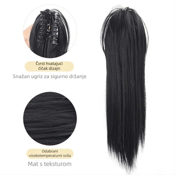 Louise Beauty Clip-In perika s vodopadnim visokim repom, vlakna otporna na toplinu