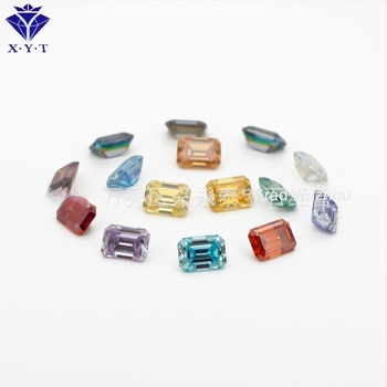Xing Yong Tai Moissanite emerald-cut pravokutni slobodni kamen, čistoća VVS, poliran, umjetni dragulj