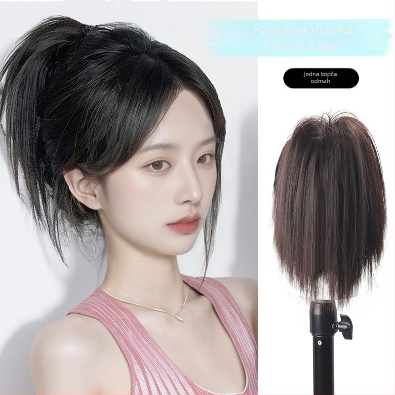 Perika Fountain ponytail – vlakno otporno na visoke temperature, mehanička obrada, za žene, model Fountain ponytail, nije moguće bojiti ili trajno uvijati