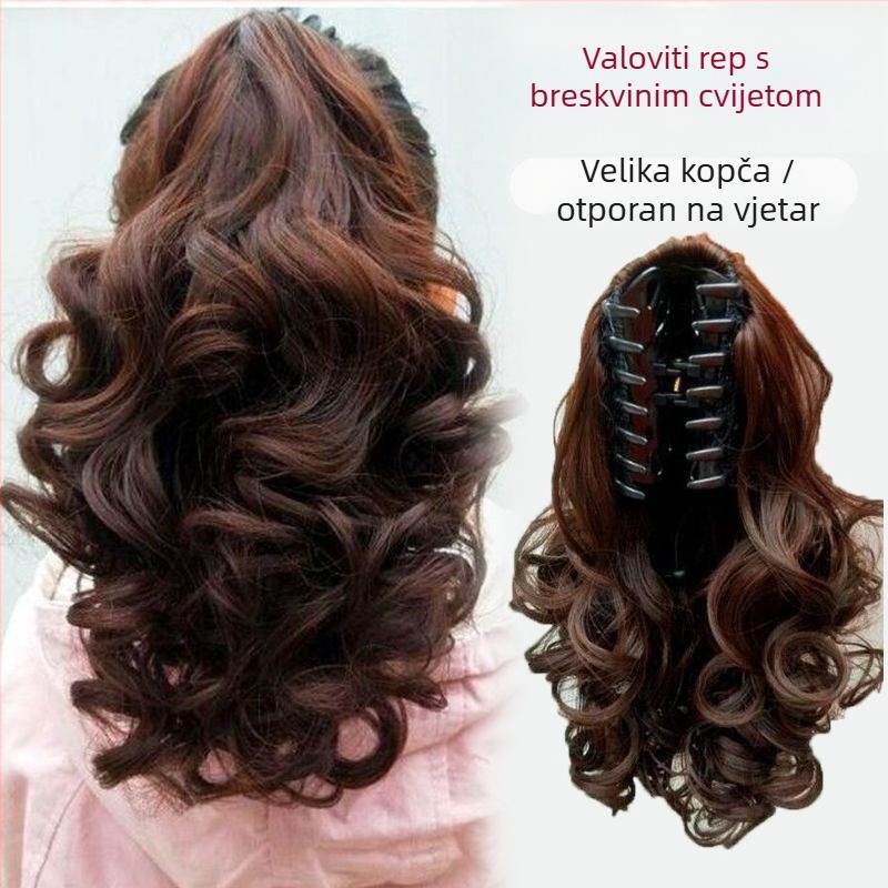 Poni rep paruka za žene, mehanizam, vlakna visoke temperature, model PY599-2, branda Xuchang Lanlan Crafts