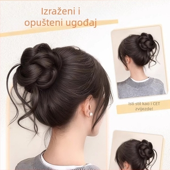 Buqi perika s repom, grip-stil dragon whisker buds, vlakna visoke temperature, mehanička konstrukcija, ne bojí, za žene