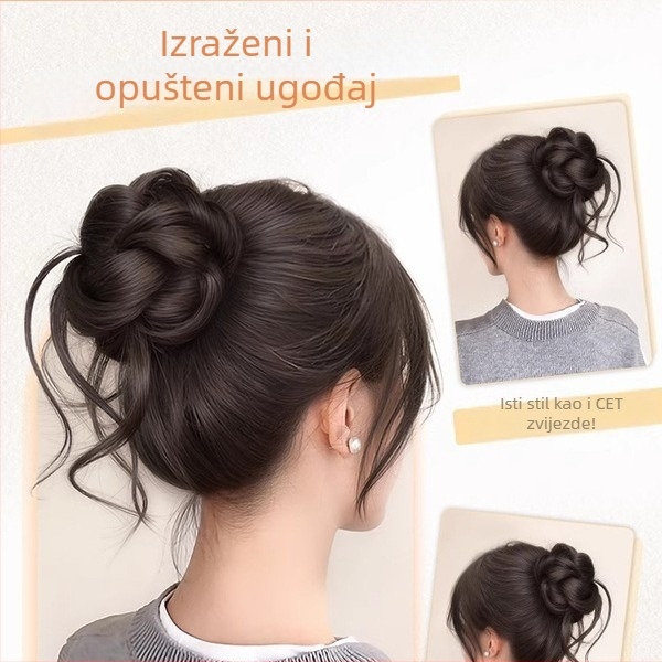 Buqi perika s repom, grip-stil dragon whisker buds, vlakna visoke temperature, mehanička konstrukcija, ne bojí, za žene