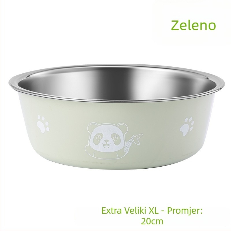 Mengdi nehrđajući čelik – posuda za kućne ljubimce s protukliznim dnom, zdjela za psa i mačku, podrijetlo Taizhou, Zhejiang