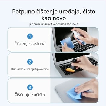 BYS YWT-1 Set za čišćenje zaslona, dvodijelni set za smartphone, računalo i digitalnu kameru