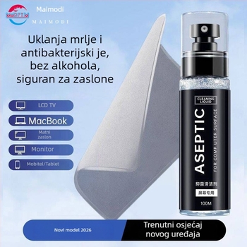 BYS YWT-1 Set za čišćenje zaslona, dvodijelni set za smartphone, računalo i digitalnu kameru