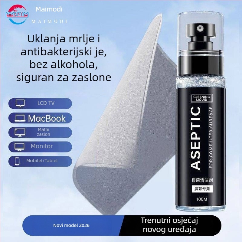 BYS YWT-1 Set za čišćenje zaslona, dvodijelni set za smartphone, računalo i digitalnu kameru