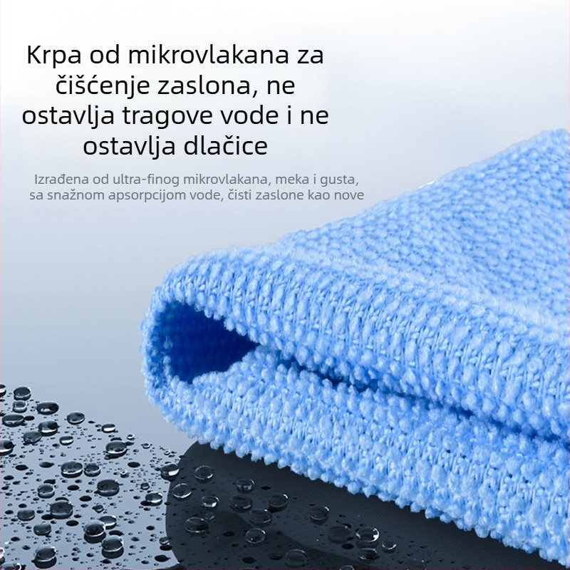 BYS YWT-1 Set za čišćenje zaslona, dvodijelni set za smartphone, računalo i digitalnu kameru