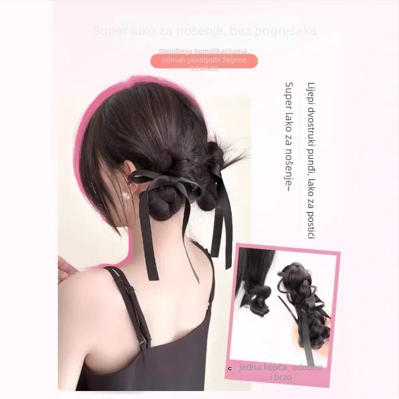 Perika s repom Kenny wig — otporna na toplinu žice, mehanizam pričvršćivanja, pogodno za žene, nije pogodno za vruće bojanje
