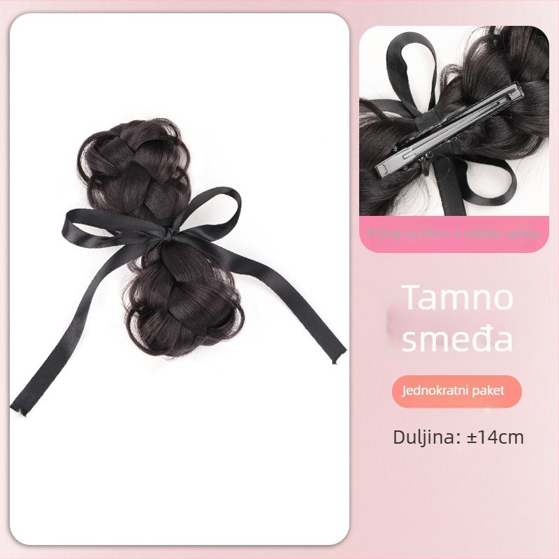 Perika s repom Kenny wig — otporna na toplinu žice, mehanizam pričvršćivanja, pogodno za žene, nije pogodno za vruće bojanje