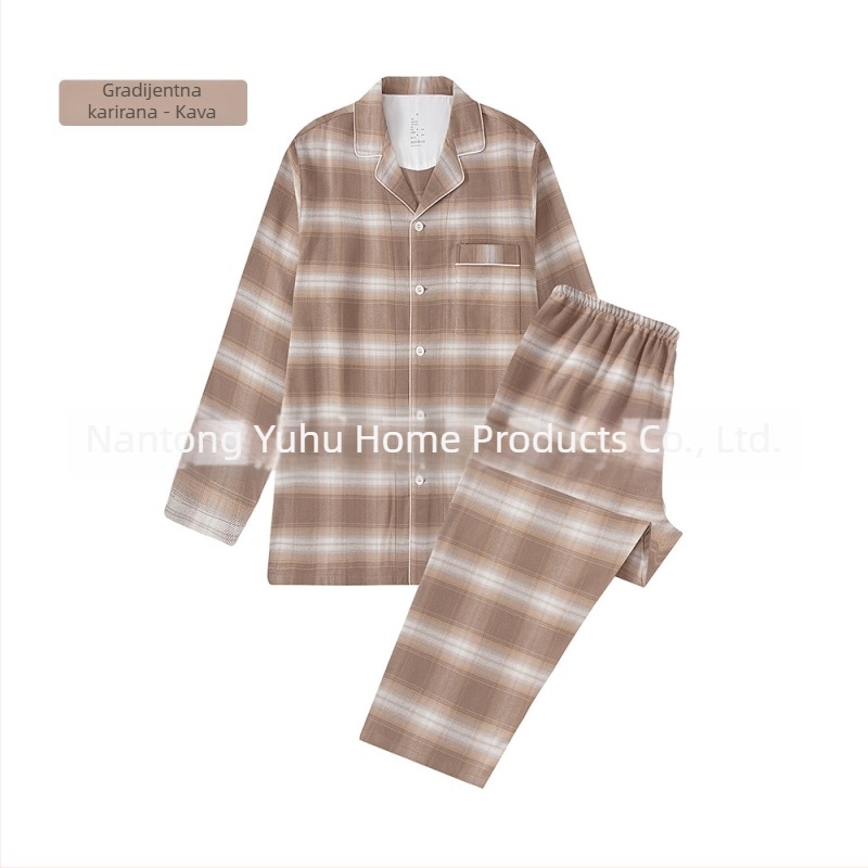Set od pamuknog flanel materijala, debeo, dugi rukavi