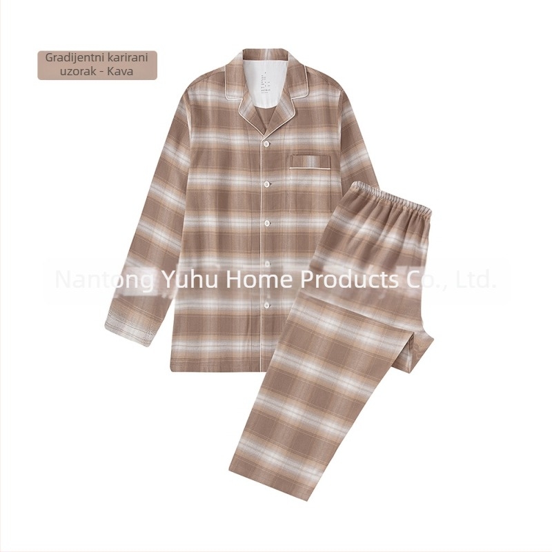 Set od pamuknog flanel materijala, debeo, dugi rukavi