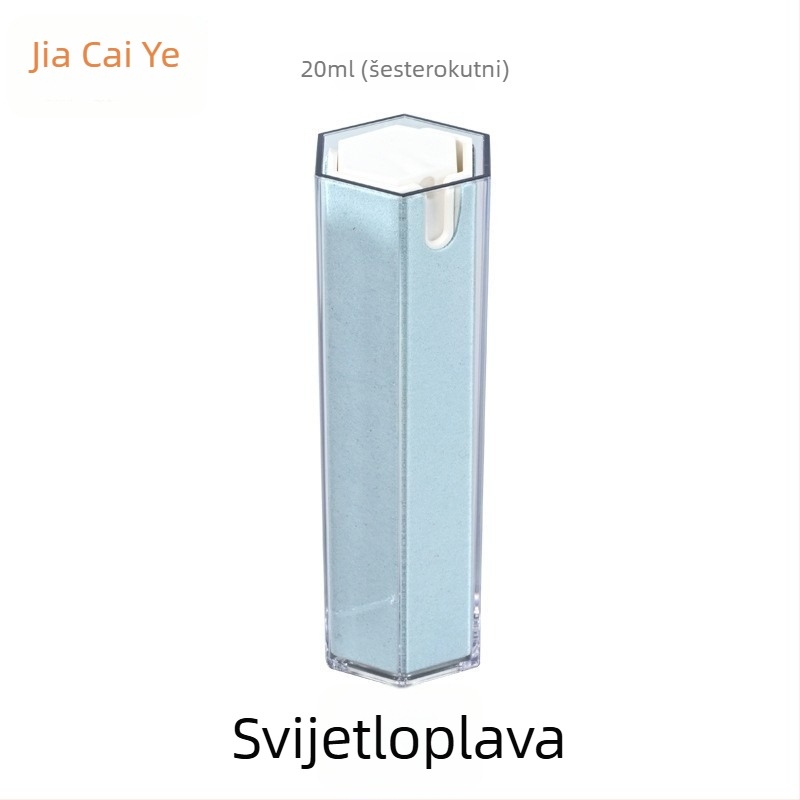 Set za čišćenje zaslona pametnog telefona s šesterokutnim dizajnom, model JCY-425, težina 58,5 g, s integriranom bočicom spreja i spremnikom za maramice.