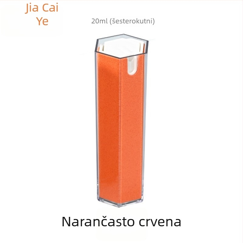 Set za čišćenje zaslona pametnog telefona s šesterokutnim dizajnom, model JCY-425, težina 58,5 g, s integriranom bočicom spreja i spremnikom za maramice.
