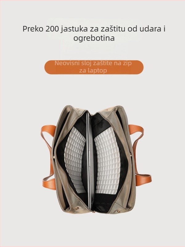 Ženska torba za laptop Tote, urbani stil jednostavnosti, Oxford platno, poliester podstava, svakodnevna uporaba