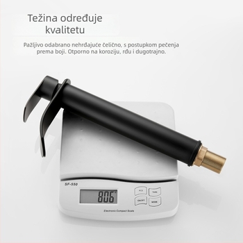 Slavina za umivaonik kupaonici, miješani tip, model 6015, nehrđajući čelik, keramički jezgreni ventil, ulazno-izlazni promjeri 1/2, 3/8, 9/16, CE certifikat
