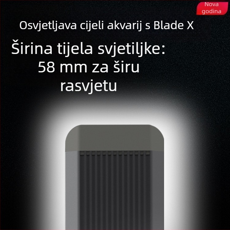 LED rasvjeta za akvarij - vodootporna, aluminijska legura, snaga 10.9W–47.5W, Brend Jiyin