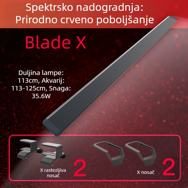 LED rasvjeta za akvarij - vodootporna, aluminijska legura, snaga 10.9W–47.5W, Brend Jiyin