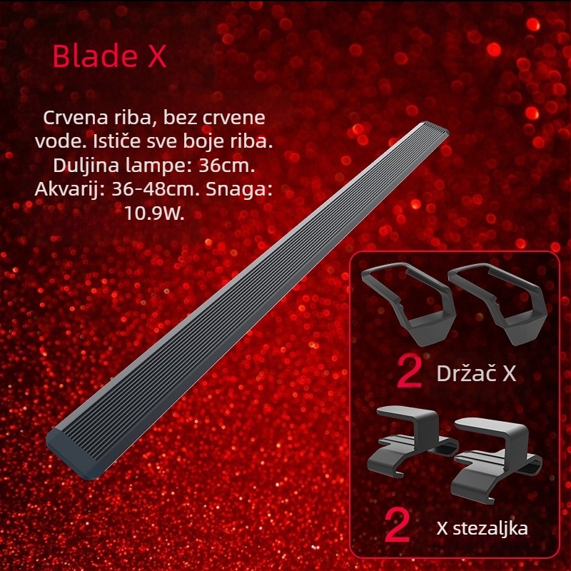 LED rasvjeta za akvarij - vodootporna, aluminijska legura, snaga 10.9W–47.5W, Brend Jiyin