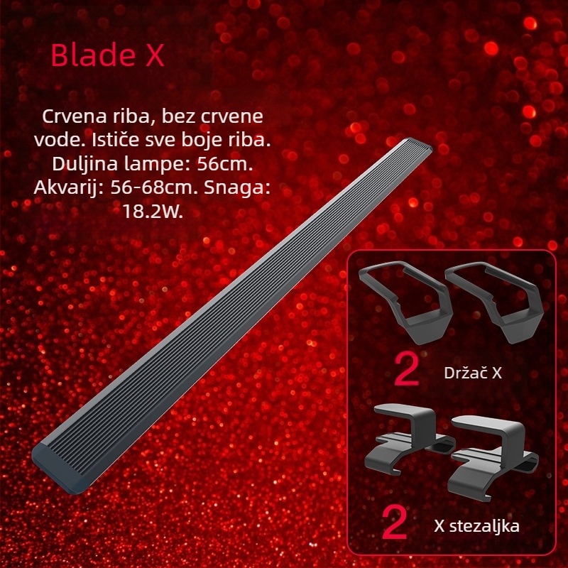 LED rasvjeta za akvarij - vodootporna, aluminijska legura, snaga 10.9W–47.5W, Brend Jiyin