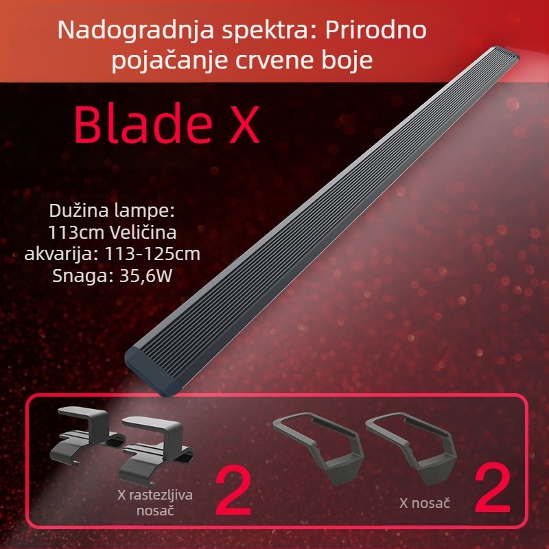 LED rasvjeta za akvarij - vodootporna, aluminijska legura, snaga 10.9W–47.5W, Brend Jiyin