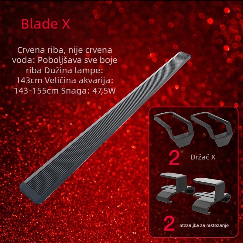 LED rasvjeta za akvarij - vodootporna, aluminijska legura, snaga 10.9W–47.5W, Brend Jiyin