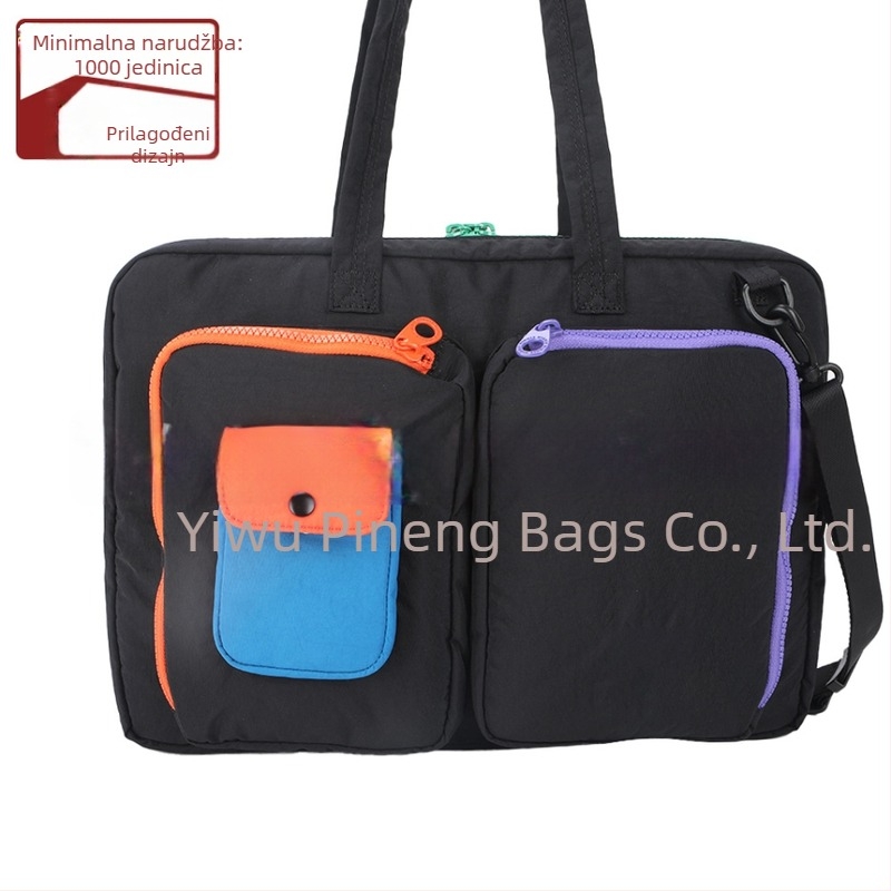 Pineng Platnena Torba Za Prijenosno Računalo YX0812 — Prijenosna Unisex Torba Za Notebook, Proljeće 2026