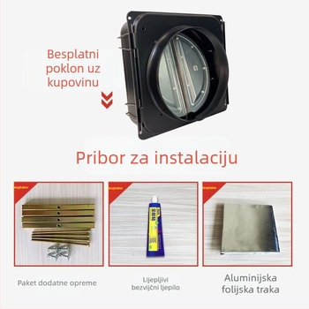 Vratni ventil za odvod kuhinjskog napa, lijevano željezo, CE certifikat, Powerful Factory