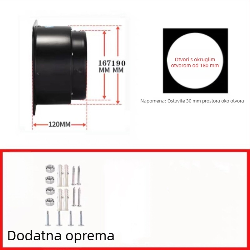 Vratni ventil za odvod kuhinjskog napa, lijevano željezo, CE certifikat, Powerful Factory