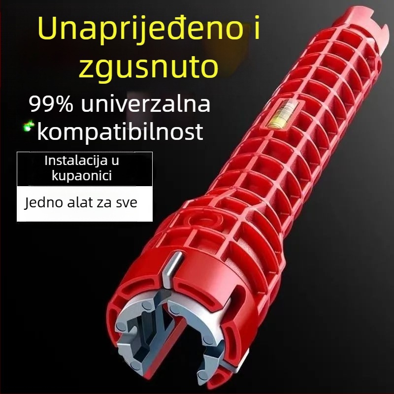 Višenamjenski ključ za umivaonik – all-in-one alat za demontažu i ugradnju slavine i cijevi, stil Light Luxury, model 8478945312312313