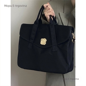 Crossbody torba za prijenosno računalo – PU materijal, prozračna, ultralagana, otporna na habanje, proširivi kapacitet; gradski stil, unisex, jesen 2025