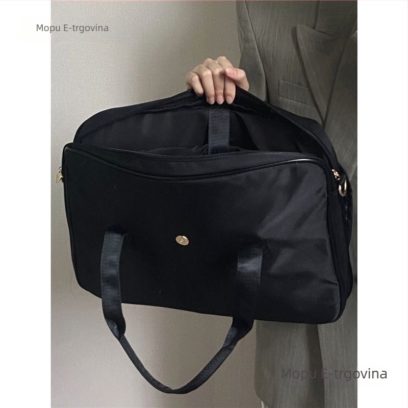 Crossbody torba za prijenosno računalo – PU materijal, prozračna, ultralagana, otporna na habanje, proširivi kapacitet; gradski stil, unisex, jesen 2025