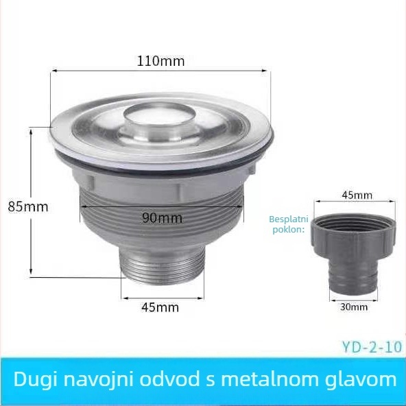 Prošireni fleksibilni odvodi cjevovod za kuhinjsku odvodnju | Xin Leon model 446 | ABS | odvodi cijev | stil Moderno jednostavno