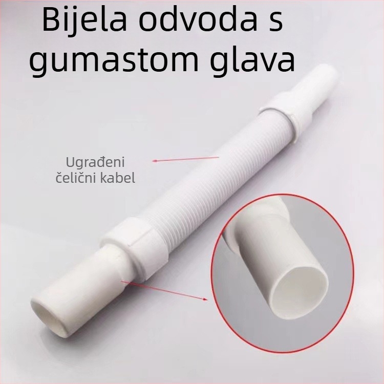 Odtok za kupaonsku umivaonu s pop-up jezgrom, antikni stil, odvod tip push, materijal mesing+ABS
