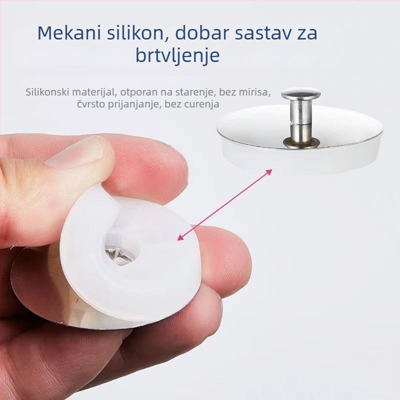 Odvodnja cijev za umivaonik - plastična, S-oblika, vučni tip, marka Long Whale, model Mop Pool