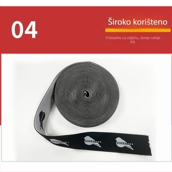 Jacquard elastični kaiš s logom, višenamjenski kaiš za hlače, prtljagu i donje rublje