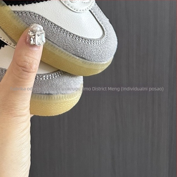 Dječje tenisice s tankim potplatom, gornji dio od tekstila i nubuka, gumena potplata, niski gornji dio, korejski stil, unisex, pogodne za sprint, uzrasta 1–16 godina.