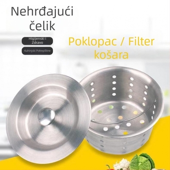 Filter za kuhinjsku sudoper s košaricom – Marka: Unique, Materijal: Drugi, Model: Drugi, Specifikacije: Različite, Stil: Moderni minimalizam