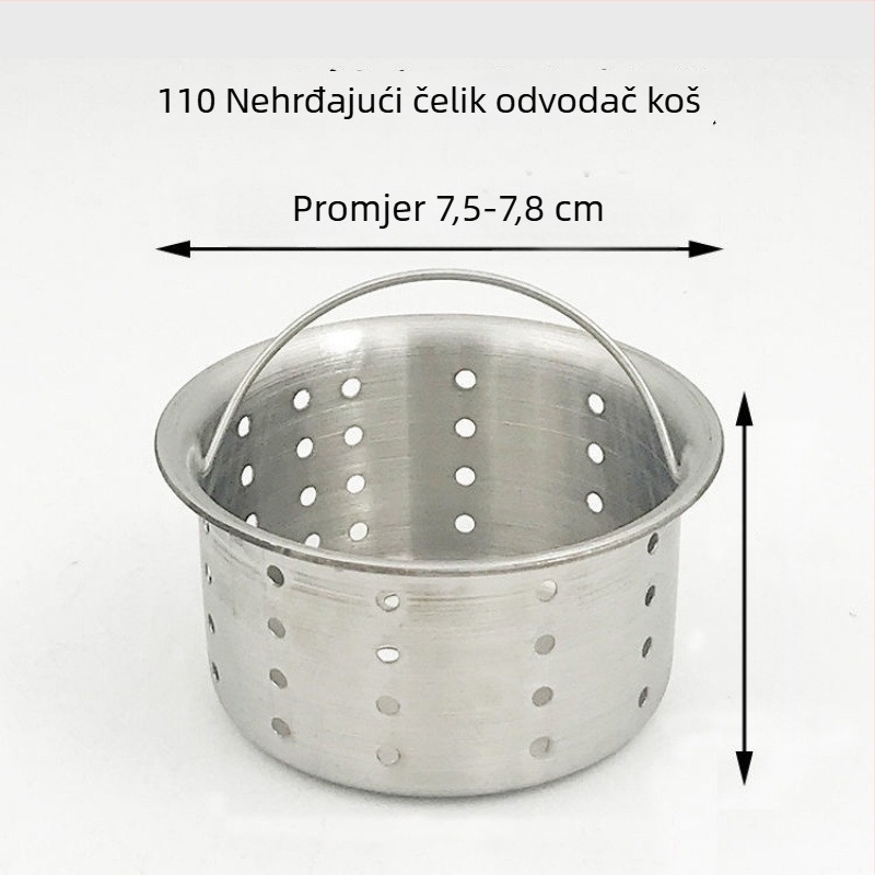Filter za kuhinjsku sudoper s košaricom – Marka: Unique, Materijal: Drugi, Model: Drugi, Specifikacije: Različite, Stil: Moderni minimalizam