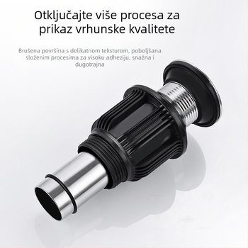 Liya nehrđajući čelični odvod za umivaonik s preklopnom pločom, model 721, filtr za dezodorizaciju, kuhinjski sudoper