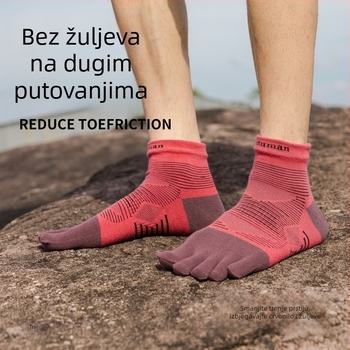 Čarape s pet prstiju, srednje dužine, unisex, najlonske, brzo sušenje, protuklizne, protiv trenja