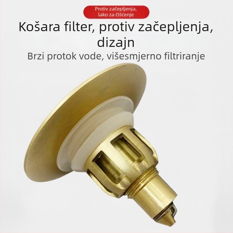 Pop-up odvodnja umivaonika s jezgrom, mesing, brend Win the bully, prilagodba obrade dostupna, licencirana privatna etiketa
