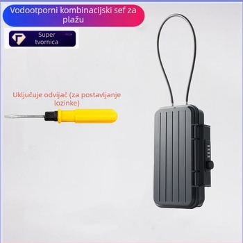 Vodootporna kutija za ključeve s kodnim zaključavanjem, model G13-5, ABS, brend BHS, namjena: kućanstvo, ured, skladište
