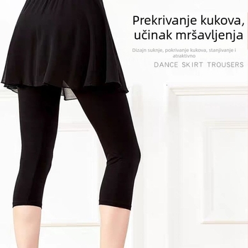 Baletni kostim za vježbu s gazom preklopom, klasičan stil, TR tkanina, PVC 90–95%, proljeće 2025