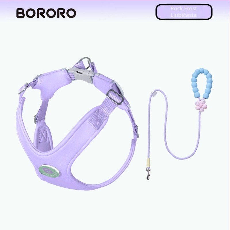 Prsni pojas za pse – X-tip nadograđena veste, poliester; Marca BORORO/Bao Lele; Proširivo; Pakiranje 200