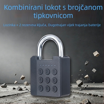 Kućna brava tipa C, od legure, 9 mm debljina šipke, američki stil